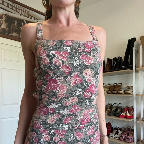 Open Back Brandy Melville Floral Minidress - Picture 3 of 8